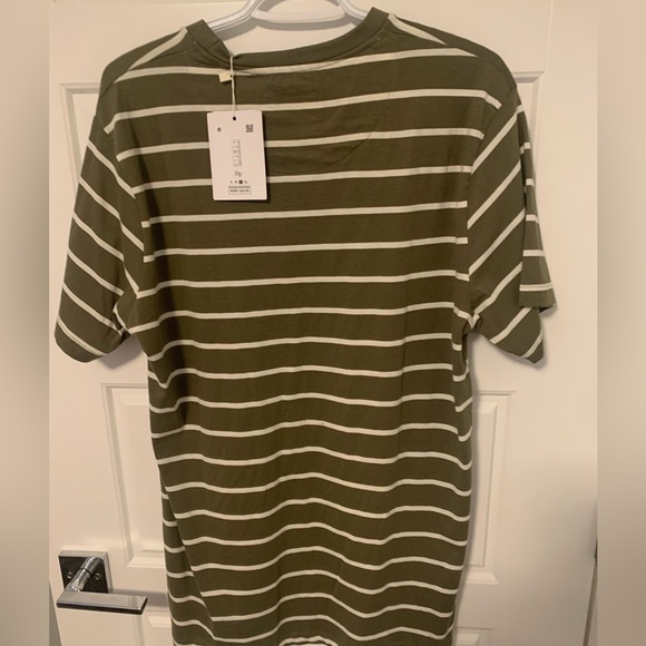 Green Stripped Scotch and Soda Tshirt - Picture 2 of 3